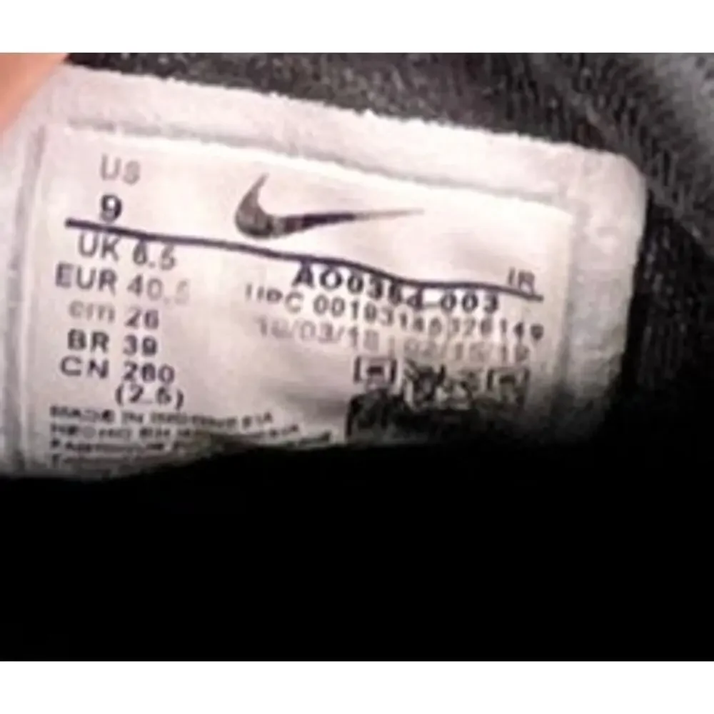 Womens Nike Air Zoom 2K Black Lace-Up Low Top Running Sneaker Shoes Size 9